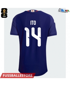 Günstige Japan Junya Ito #14 Heimtrikot WM 2026 Kurzarm